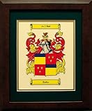Personalized 11 x 14 Coat of Arms Matted & Framed Print Personalized 11 x 14 Coat of Arms Matted & Framed Print