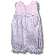 Baby Girls Orchid Print Bubble