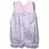 Baby Girls Orchid Print Bubble