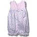 Baby Girls Orchid Print Bubble