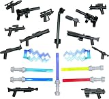LEGO® STAR WARS™ / Little Arms: Weapons "Set2011" with 5 lightsabers, 2 powerbolts, 2 automatic pistols and a lot of special blasters!IMAGE