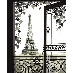 Malen nach Zahlen auf Leinwand - Paris-Eiffelturm, PBNC1