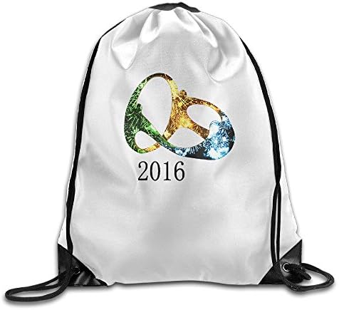 ZHUN 2016 Brazil Rio Olympic Games Logo Drawstring Backpack Sack Bag