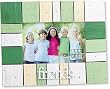 Friends Shabby Green Wood Block Horizontal/Landscape Picture Frame 4x6