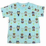 (バンダイ)BANDAI 半袖Tシャツ ベビー アンパンマン UV加工 綿100％ サックス 90