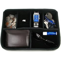 Leather Dresser Top Caddy & Organizer
