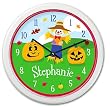 Olive Kids - Fall Personalized Clock (White)