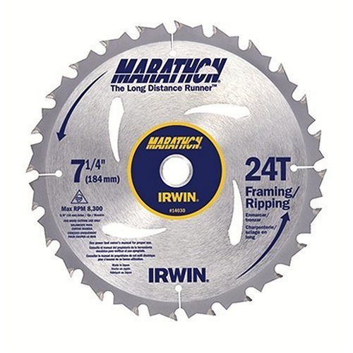 IRWIN INDUSTRIAL TOOL CO 24030 7-1/4"24T CarbTip Blade