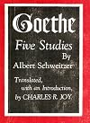Goethe, Five Studies
