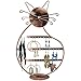 Cat Shape Copper Color Metal Wire Earring Holder Display Stand/Jewelry Organizer