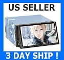 NEW 7" Touch Screen 2-Din In-Dash GPS Navigation DVD Bluetooth US&Canada Map TFT LCD Display