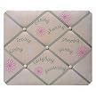 Floral Sentiments French Memo Board - Beige/ Sage