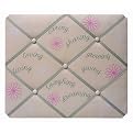 Floral Sentiments French Memo Board - Beige/ Sage