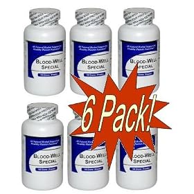 Blood Well Special (150 grams Powder) - Concentrated Herbal Blend - Dietary Supplement 6 Pack