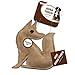 Ethical Pet Dura-Fused 7.5-Inch Leather Dog Toy, Small, Fox