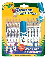 Crayola 18ct. Pip-Squeaks Colored Pencils withsharpener