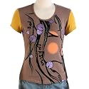 Jessie G. Women's Printed Scoop Neck Tee