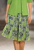 Pleated Georgette Skirt