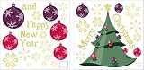 Leisurebrands, Home Decor Christmas Tree Window Stickers