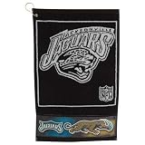 Jacksonville Jaguars NFL Heavyweight Jacquard Golf Towel (16