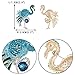 EVER FAITH Women's Austrian Crystal Enamel Flamingo Brooch Gold-Tone