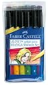 Faber-Castell 167131 - Pitt artist pen Manga Set Shônen 6er