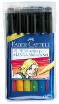 Faber-Castell Manga Shonen Tuschestifte in Etui