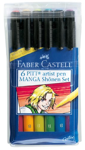 Faber-Castell Manga Shonen Tuschestifte in Etui Preisvergleich