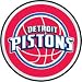 Detroit Pistons NBA Color Auto Emblem