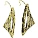 Karen London Cleopatra Yellow Gold Triangle Earrings