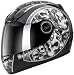 Scorpion EXO-400 Graphics Helmet Black/Silver XS 0...