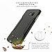 Galaxy S7 Case, Black Gray SaharaCase® Samsung Protective Kit [Bonus Tempered Glass Screen Protector] Premium Rugged Shock-Absorption TPU Bumper & Hard Plastic Frame 