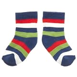 POLARN O. PYRET BRIGHT STRIPE NEWBORN SOCKS