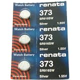 FOSSIL Watches:#373 Renata Watch Batteries 3Pcs