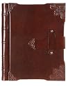 Franciscan Calfskin Leather Photo Album with Latch, Gift Boxed, 9 1/2 x 12"