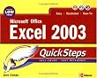 Microsoft Office Excel 2003 QuickSteps