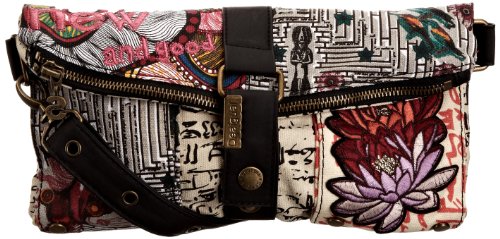 Desigual Mini Victoria, Sac &agrave; main - Blanc, Textile