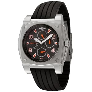 I By Invicta Men’s Stainless Steel and Black Rubber Watch #41698-001
