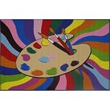 Painting Time Area Rug 39x58