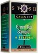 Stash Premium Green Tea Sampler, Variety Pack of 9 Flavors, Tea Bags, 18-Count Boxes (Pack of 6)