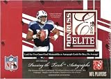 2007 Donruss Elite NFL Football Sports Trading Cards Sealed Hobby Box (2 Autographed or Memorabilia Cards + 2 Rookie Cards & 7 other inserts per box, on average!)