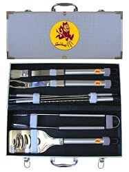 Arizona State Sun Devils 8pc. BBQ Set w/Case - NCAA College Athletics - Fan Shop Merchandise