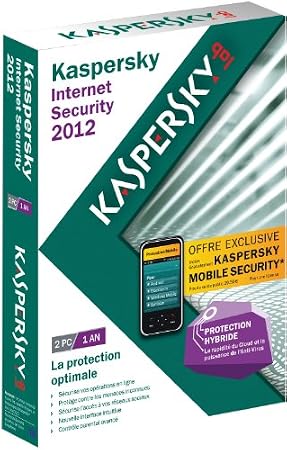 Kaspersky internet security 2012 (2 postes, 1 an)