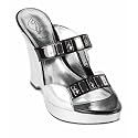 Baby Phat Megan Black wedges