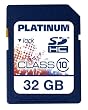 Platinum - Tarjeta de memoria SDHC de 32 GB (clase 10)