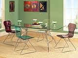 IMAGE OF Carnival Glass Top Dining Room Set