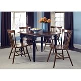 Creations II Drop Leaf Table - Black & Tobacco