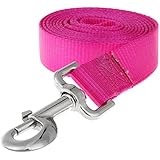 Dog Leash, Itery Pet Durable Leash Strap for Puppy Pet Leash Rope 6-feet Long 1" Wide (Hot Pink)