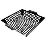 Grill Life D700-4467 Porcelain Coated Square Wok with Holes