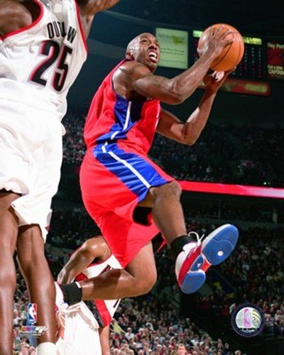 Chauncy Billups - 2007 Action Art Poster PRINT Unknown 8x10